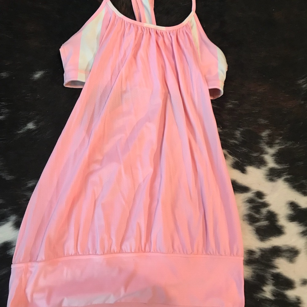 Lulu tank with built in bra